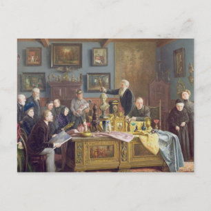 Die Auktion, 1910 Postkarte