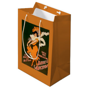 Die Auktions-Frau des Teufels im Kostüm-Theater Mittlere Geschenktüte