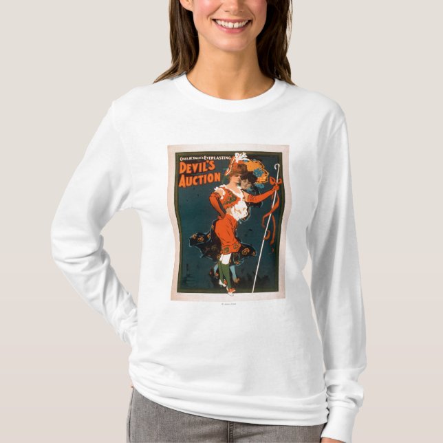 Die Auktions-Frau des Teufels in Kostüm-Theater 3 T-Shirt (Vorderseite)