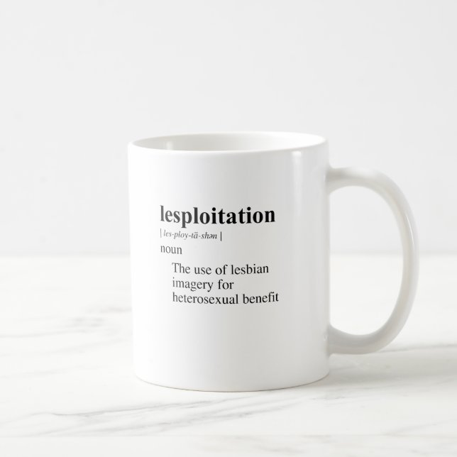 DIE AUSBEUTUNG KAFFEETASSE (Rechts)
