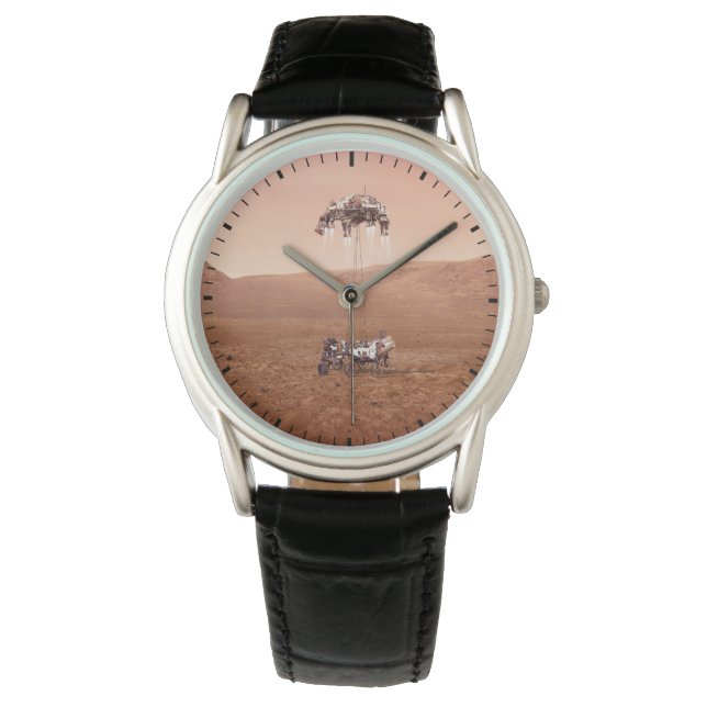 Die Ausdauer lief sicher auf den Mars. Armbanduhr (Vorderseite)