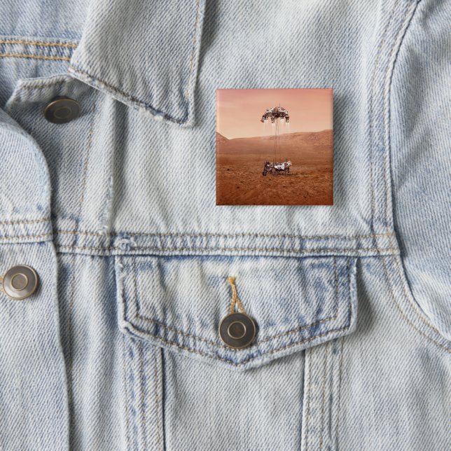 Die Ausdauer lief sicher auf den Mars. Button (Beispiel)