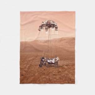 Die Ausdauer lief sicher auf den Mars. Fleecedecke