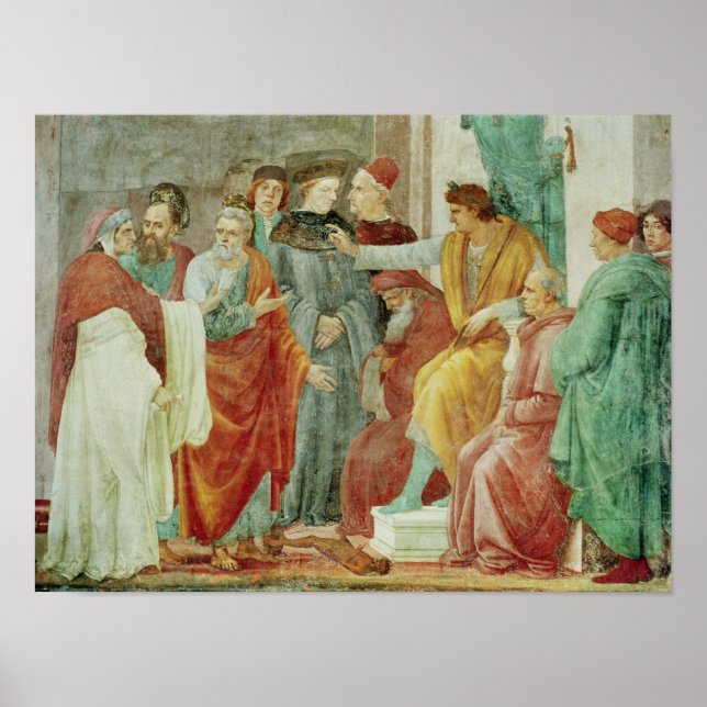 Die Auseinandersetzung mit Simon Mago Poster (Vorne)