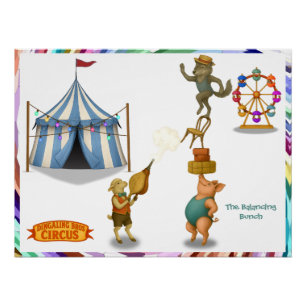 Die ausgewogene Schar Poster