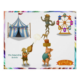 Die ausgewogene Schar Poster