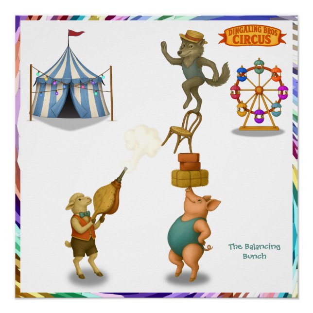 Die ausgewogene Truppe Poster (Vorderseite)