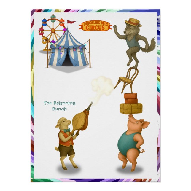 Die ausgewogene Truppe Poster (Vorderseite)