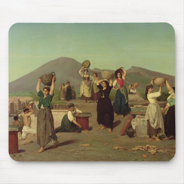Die Aushöhlungen in Pompeji, 1865 Mousepad (Vorne)