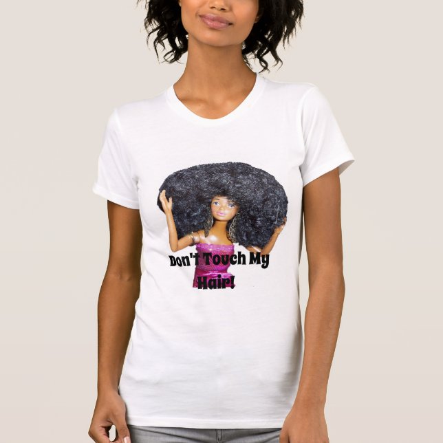 Die Aussagen-T - Shirt der Frauen tun nicht Touch (Vorderseite)