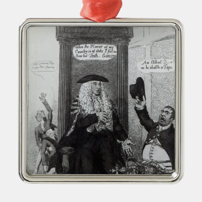 Die ausschlaggebende Stimme oder der unabhängige Silbernes Ornament (Vorne)