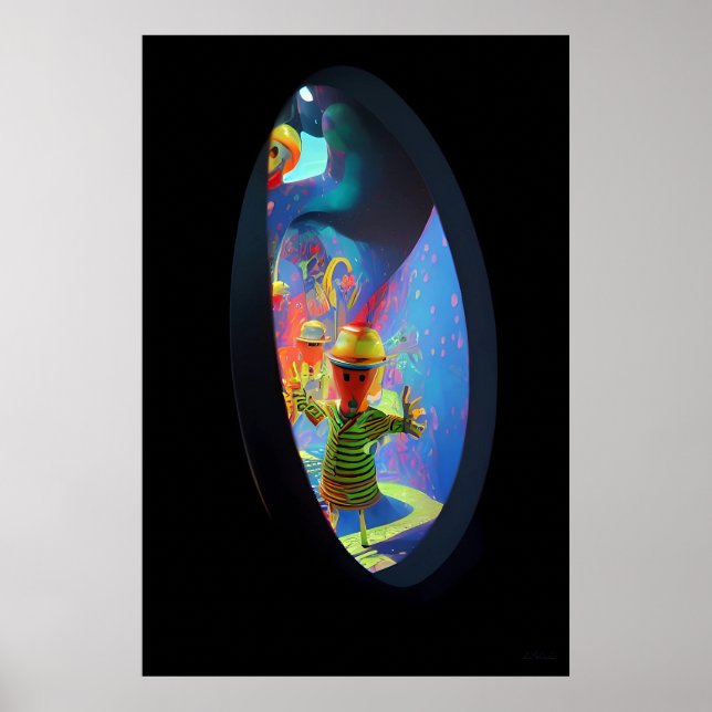 Die Außenstehenden Ken Gage Surrealist Poster (Vorne)