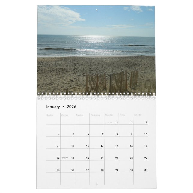 Die äußeren Banken des North Carolina Kalender (Jan 2026)