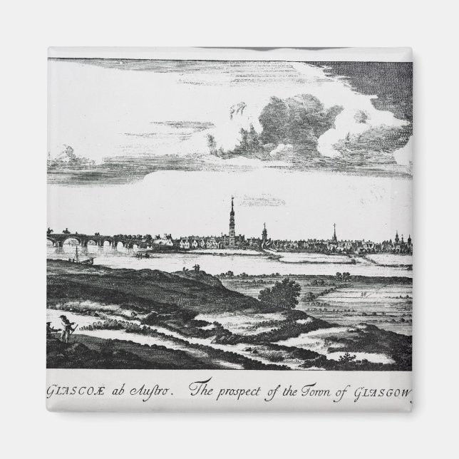 Die Aussicht auf Glasgow Magnet (Vorne)
