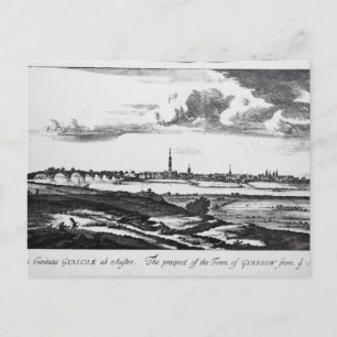 Die Aussicht auf Glasgow Postkarte
