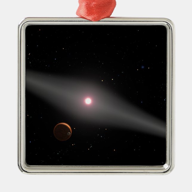 Die Aussicht aus der Nähe Silbernes Ornament (Vorne)