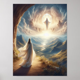 Die Aussicht erfüllte sich über das Himmelstor Poster
