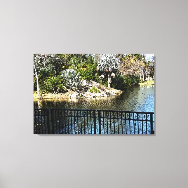 Die Aussicht in Ponte Vedra Florida 1206 Leinwanddruck (Vorderseite)