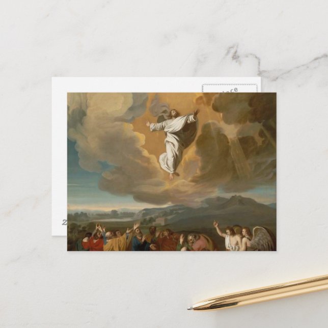 Die Aussicht Postkarte (Vorderseite/Rückseite Beispiel)