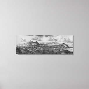 Die Aussicht von Edinburgh aus dem Norden Leinwanddruck