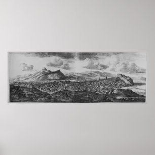 Die Aussicht von Edinburgh aus dem Norden Poster