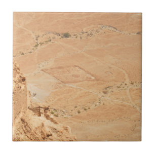 Die Aussicht von Masada Fliese