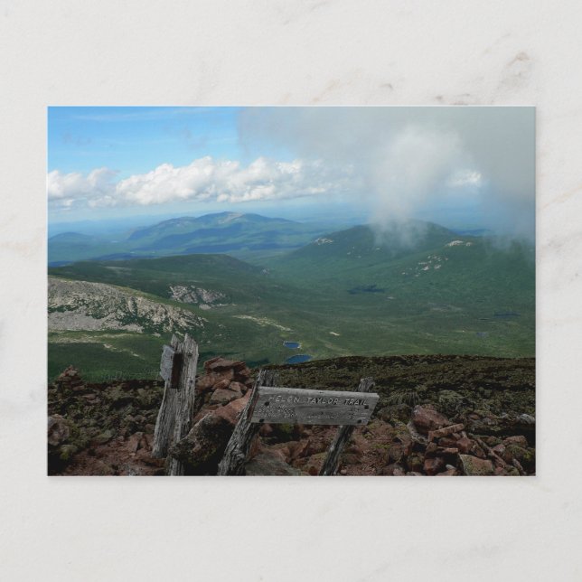 Die Aussicht von Pamola Peak, Baxter Staat Park, M Postkarte (Vorderseite)