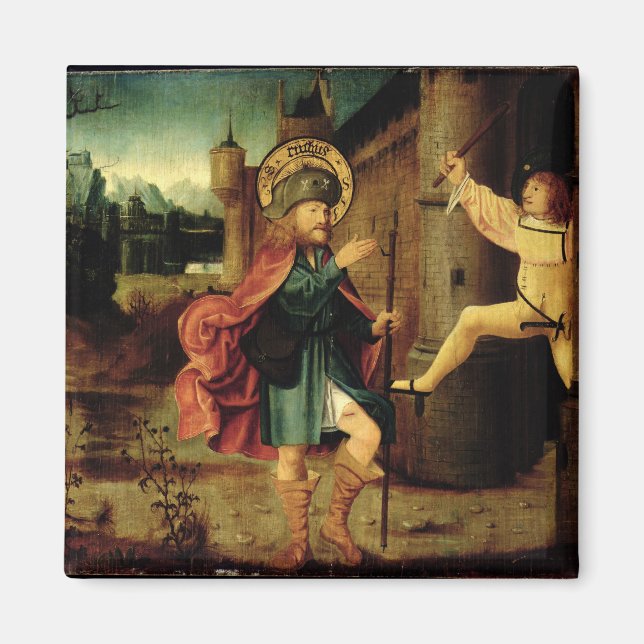Die Ausweisung des Heiligen Roch aus Rom Magnet (Vorne)