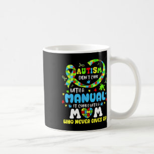 Die Autismus-Mama kommt nicht mit einem manuellen Kaffeetasse