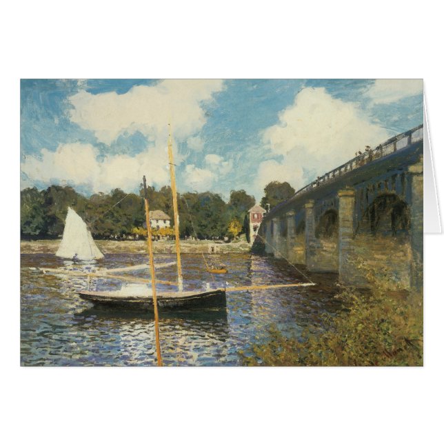 Die Autobahnbrücke in Argenteuil von Claude Monet (Vorderseite (Horizontal))