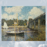 Die Autobahnbrücke in Argenteuil von Claude Monet<br><div class="desc">Die Autobahnbrücke von Argenteuil (1874) von Claude Monet ist ein Vintager Impressionismus, der ein schönes nautisches Gemälde darstellt. Eine Meereslandschaft mit Booten, Segelbooten und einer Brücke, die über die Seine führt. Über den Künstler: Claude Monet (1840-1926) war Gründer der französischen impressionistischen Malerei, wobei die meisten seiner Gemälde "en plein air"...</div>