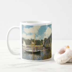 Die Autobahnbrücke in Argenteuil von Claude Monet Kaffeetasse