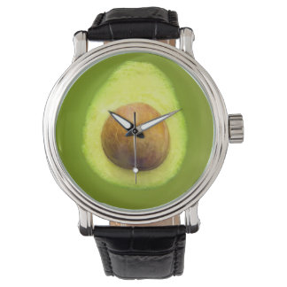 Die Avocado-Uhr Armbanduhr