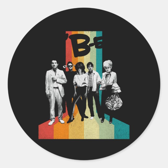 Die B-52S-Albumabdeckung Runder Aufkleber (Vorderseite)