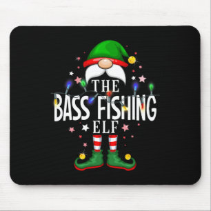 Die B Fishing Elf Weihnachtsfamilien-Pyjama-Party Mousepad