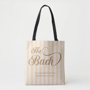 Die Bach Elegant Calligraphy Champagne Bridesmaid Tasche