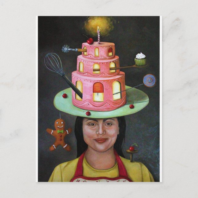 Die Bäckerei Postkarte (Vorderseite)