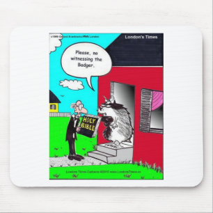 Die Badger Funny Mugs Cards T-Shirts & Geschenke Mousepad