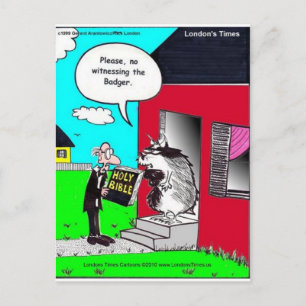Die Badger Funny Mugs Cards T-Shirts & Geschenke Postkarte