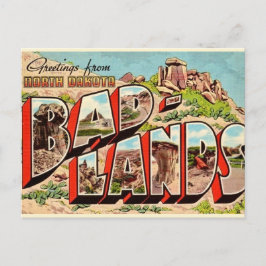 Die Badlands NP-Postkarte Postkarte