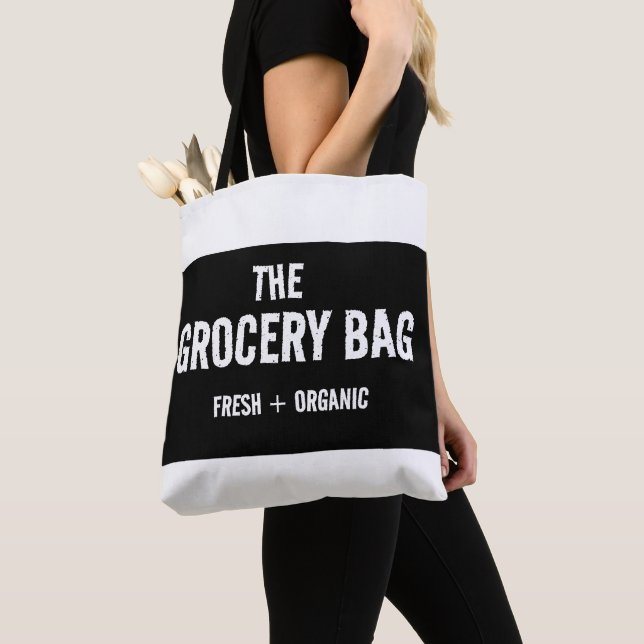Die Bag Black & White Tote Tasche (Von Nahem)