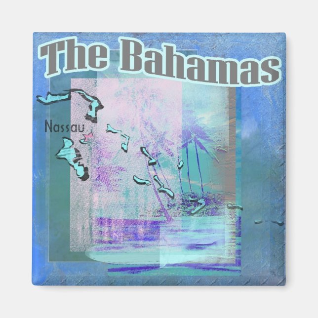 Die Bahama-Blues Magnet (Vorne)