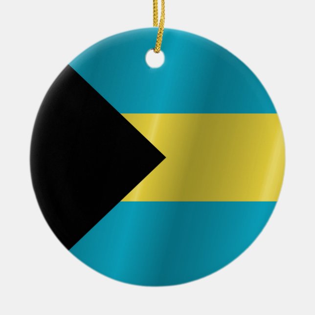Die Bahamas Keramik Ornament (Vorne)