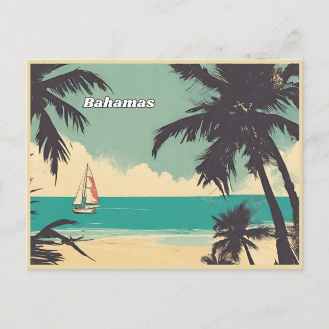 Die Bahamas Postkarte (Vorderseite)
