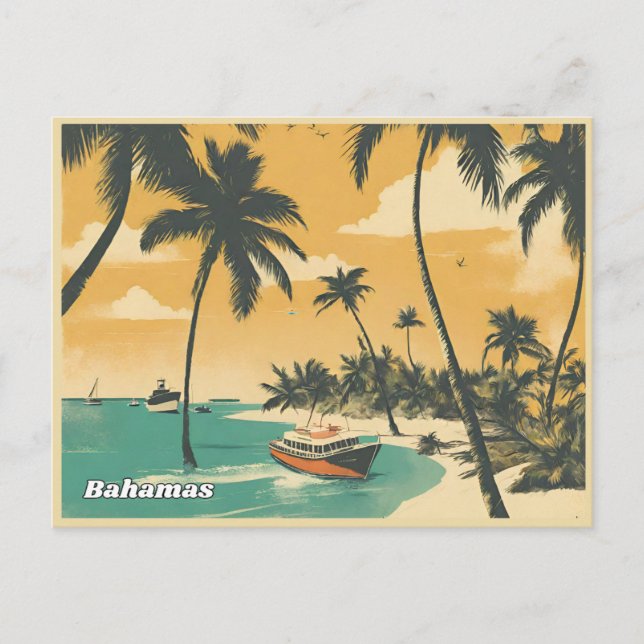 Die Bahamas Postkarte (Vorderseite)