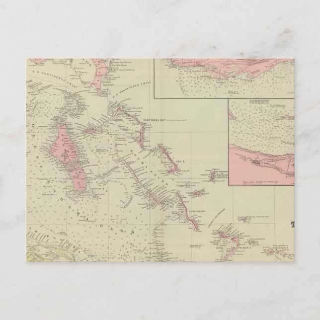 Die Bahamas Postkarte (Vorderseite)