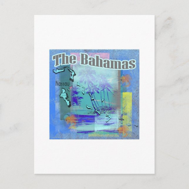 Die Bahamas Postkarte (Vorderseite)