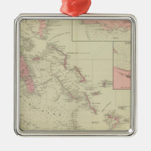 Die Bahamas Silbernes Ornament