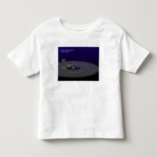 Die Bahn des binären Kuiper Gurtgegenstandes Kleinkind T-shirt