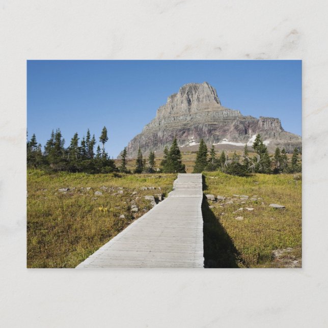 Die Bahn zur Ansicht von verstecktem See Postkarte (Vorderseite)